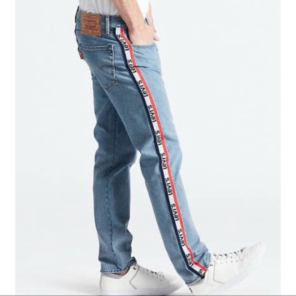 Levi’s 501 Side Stripe Logo Jeans